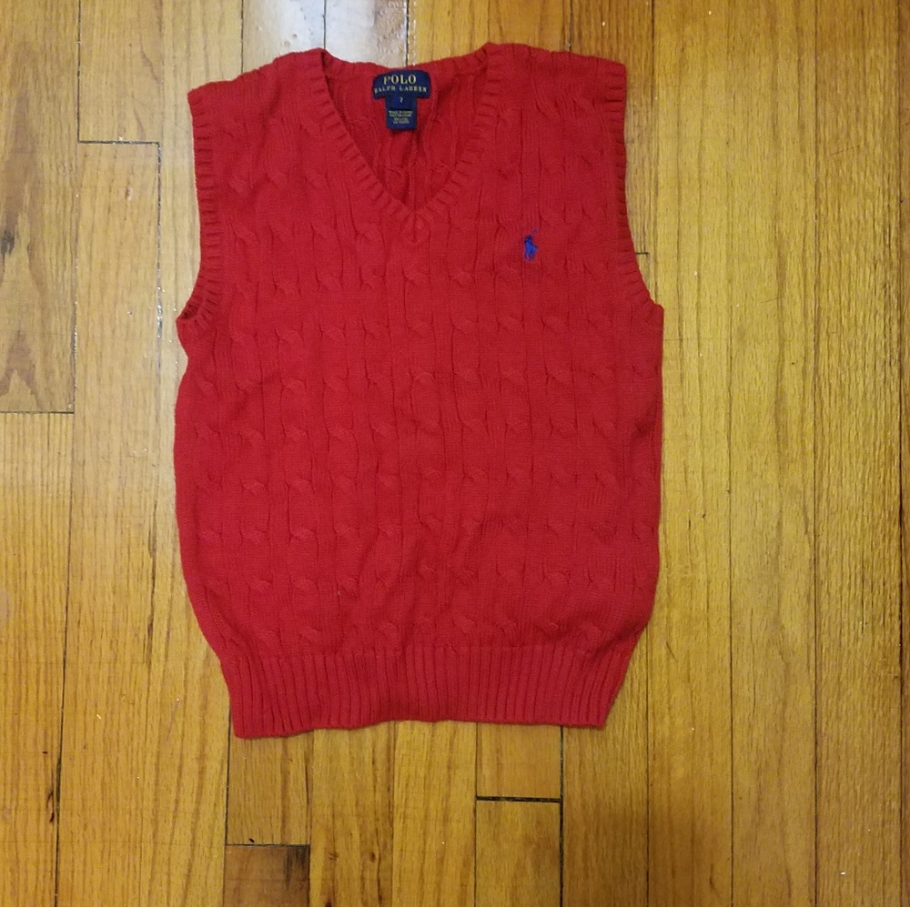 Boys polo ralph lauren sweater vest